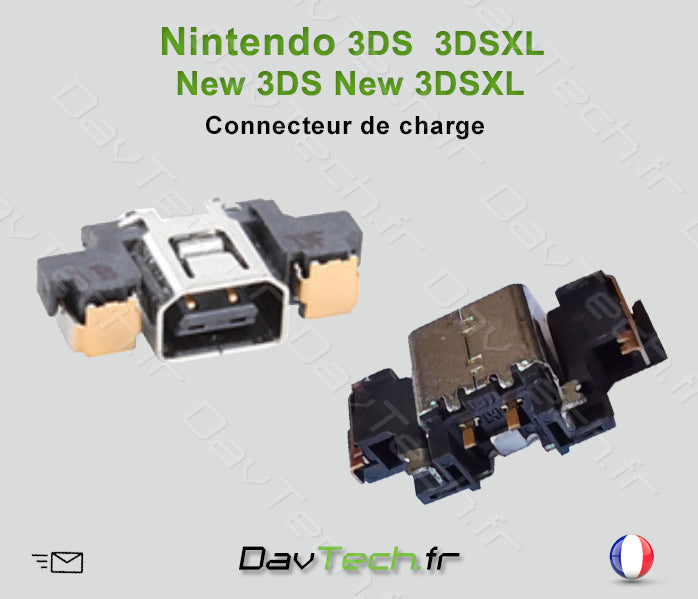 Connecteur de Charge alimentation pour Nintendo 3DS 3DSXL New3DS New3DSXL