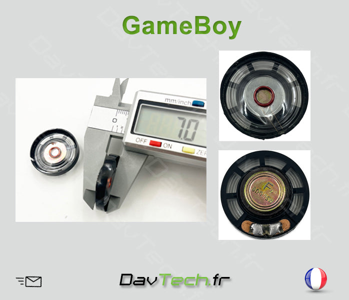 Haut-parleur interne de remplacement pour Nintendo GameBoy