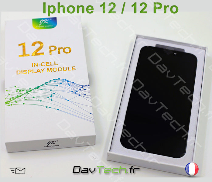 Vitre tactile + écran LCD in-cell JK pour iPhone 12 / 12 Pro