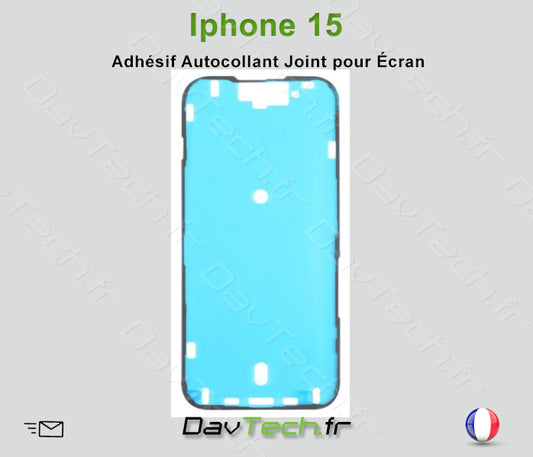 Adhésif Autocollant Sticker joint étanche LCD pour iPhone 15