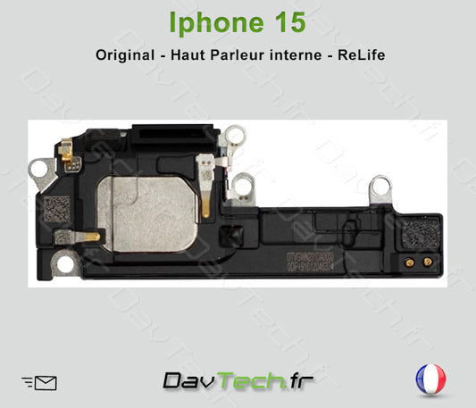 Module Haut Parleur pour Apple iPhone 15 - ORIGINAL - Reconditionné