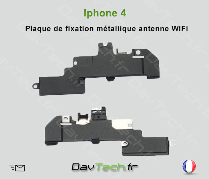 Plaque de fixation métallique antenne WiFi pour iPhone 4