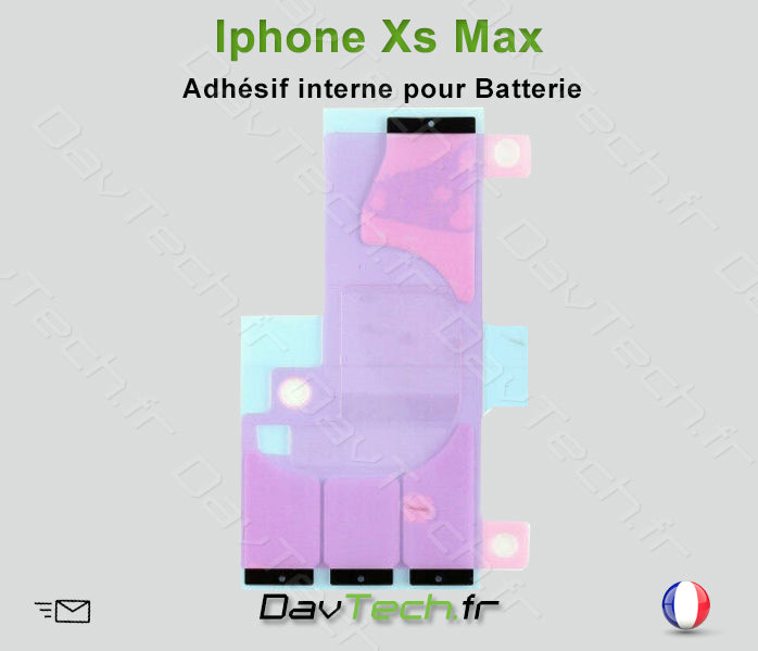 Adhésif Autocollant Sticker Batterie pour iPhone Xs Max