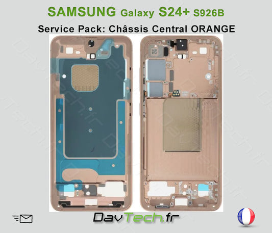 Châssis Central ORANGE Galaxy S24+ (S926B) Service Pack