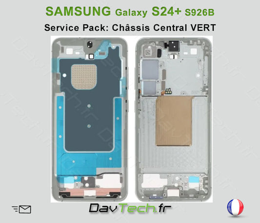 Châssis Central VERT Galaxy S24+ (S926B) Service Pack