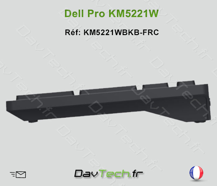 Combo Clavier Souris Dell Pro KM5221W- Stock Fournisseur Français