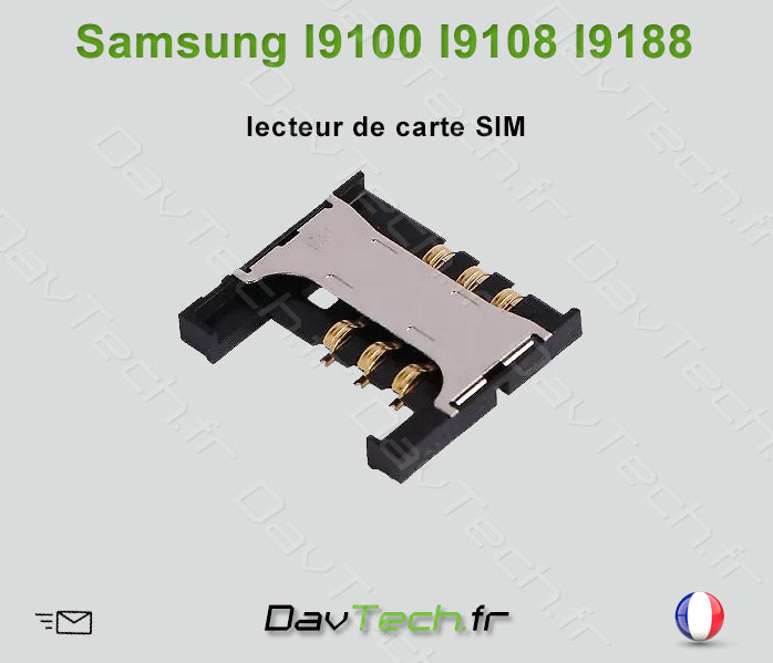 Lecteur SIM SAMSUNG I9100 I9108 I9188