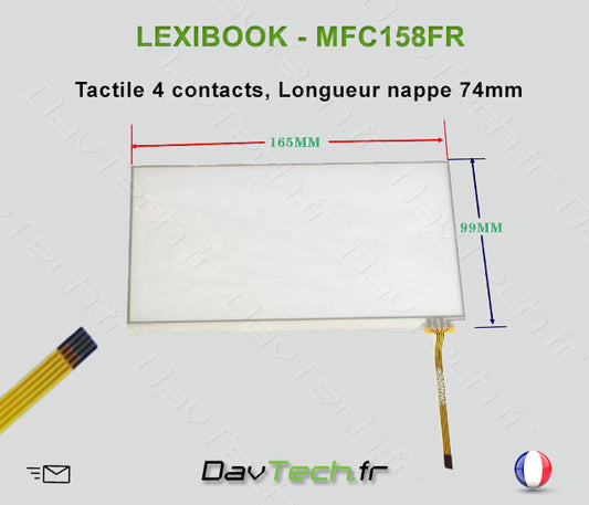 Écran Tactile 7" pour LEXIBOOK MFC158FR