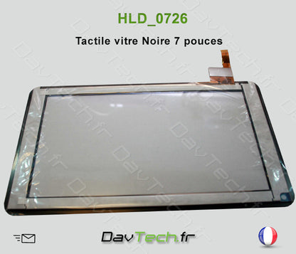 Vitre Noire Écran Tactile 7" HLD-0726N